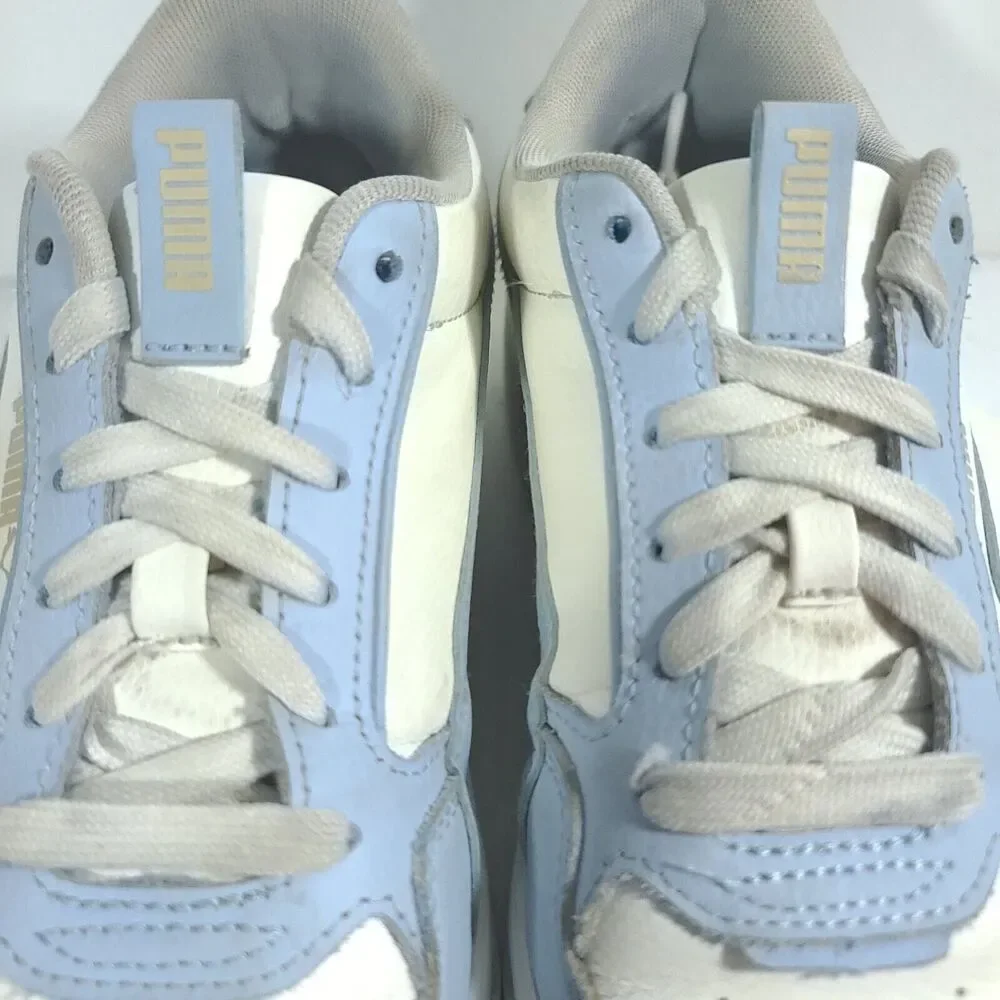 Puma Karmen Rebelle Platform Court Sneaker Blue Sz 9.5 Pristine-Lucite-Granola